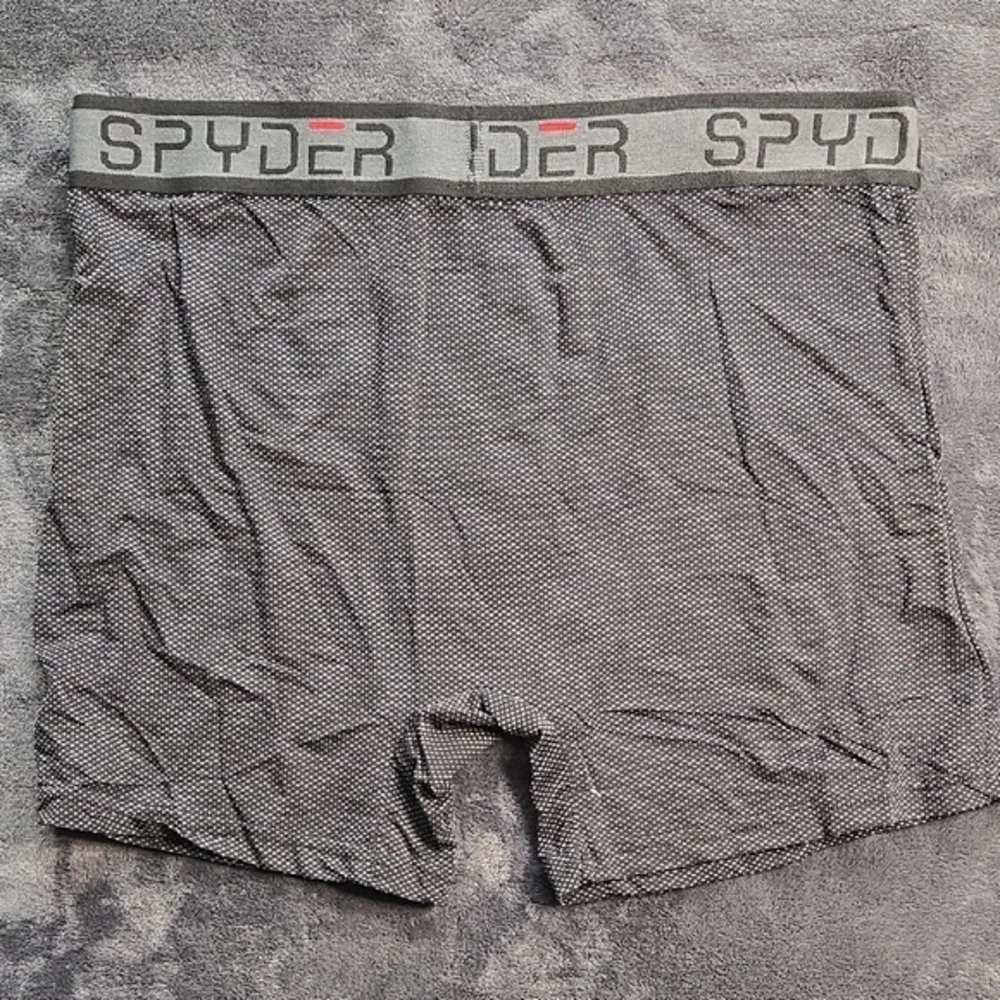 Spyder Black Boxer Briefs Moisture-Wicking Performance - Picture 4 of 4